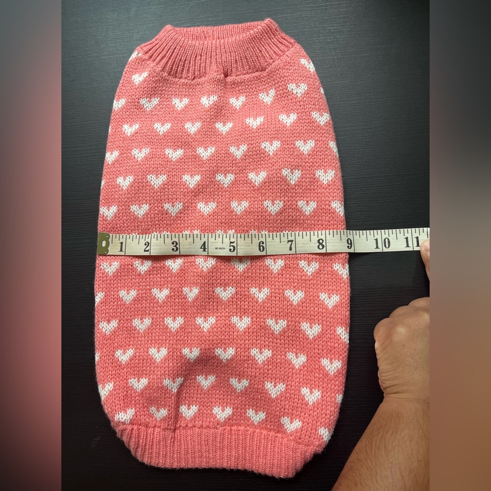 Pink Cat Sweater + hat - Picture 4 of 8